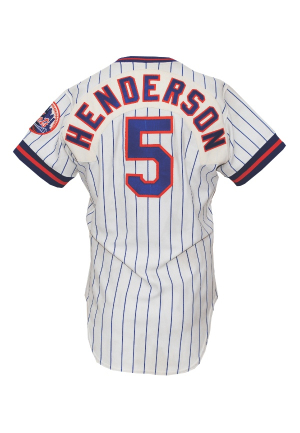 1978 Steve Henderson NY Mets Game-Used Home Jersey