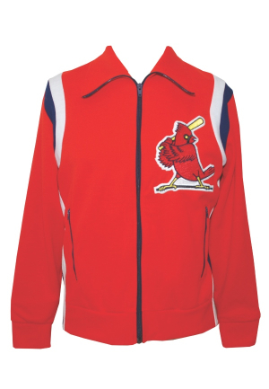 Late 1970s Lou Brock St. Louis Cardinals Warm-Up Jacket