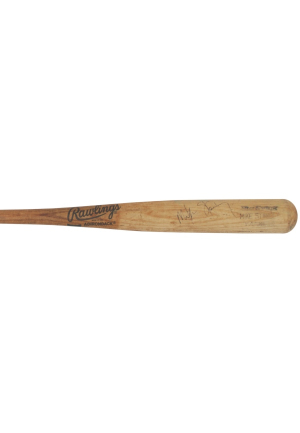 1994 Mike Stanley NY Yankees Game-Used & Autographed Bat (PSA/DNA)(JSA)