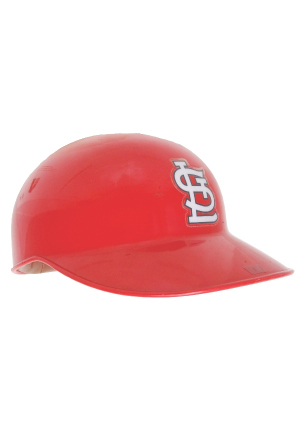 1989 Ozzie Smith St. Louis Cardinals Game-Used Batting Helmet