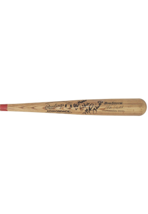 1986 Mike Schmidt Philadelphia Phillies Game-Used & Autographed Bat (PSA/DNA GU 8)(JSA)(MVP Season)