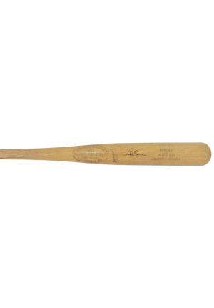 1965-68 Vada Pinson Cincinnati Reds Game-Used & Autographed Bat (PSA/DNA)(JSA)