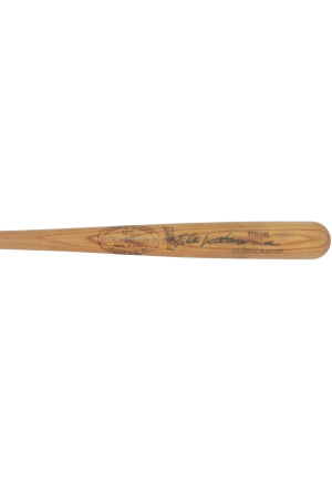 1961-63 Eddie Matthews Milwaukee Braves Game-Used & Autographed Bat (PSA/DNA)(JSA)