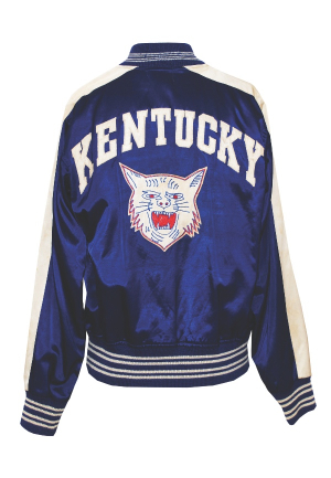 Early 1950s University of Kentucky Wildcats Worn Warm-Up Jacket Attributed to Cliff Hagan