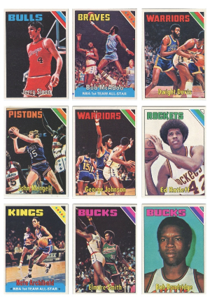 1975-76 Topps Basketball Card Complete Set