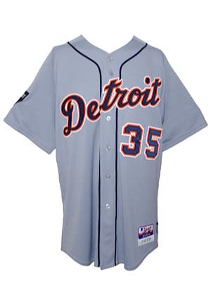 2011 Justin Verlander Detroit Tigers Game-Issued Road Jersey (MVP & Cy Young Season)