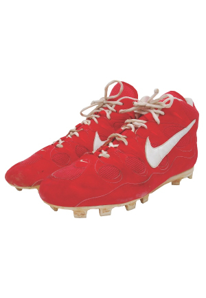 Circa 1998 Mark McGwire St. Louis Cardinals Game-Used & Autographed Cleats (JSA)