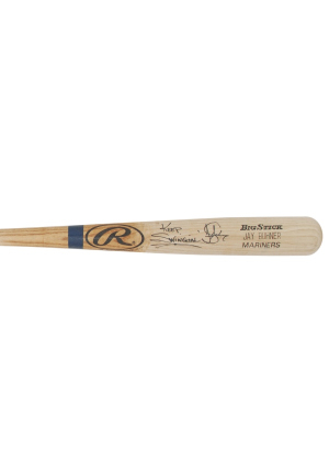 2001 Jay Buhner Seattle Mariners Game-Used & Autographed Bat (JSA)(PSA/DNA)(Dale Ellis LOA)