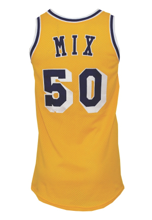 5/22/1983 Steve Mix Los Angeles Lakers NBA Finals Game-Used Home Uniform (2)(Mix LOA)(Final Game of Career)