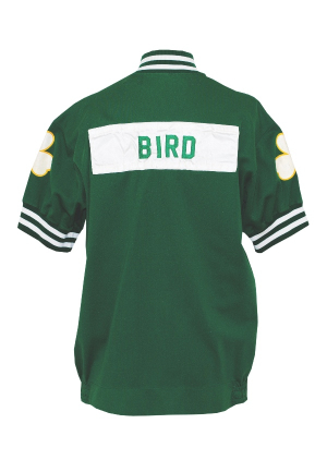 1988-89 Larry Bird Boston Celtics Worn Road Warm-Up Jacket