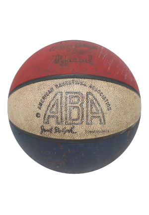 Denver Rockets ABA Game-Used Dolph Basketball