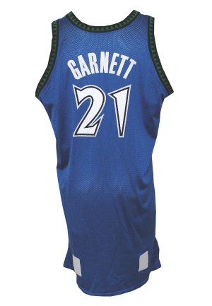 2006-07 Kevin Garnett Minnesota Timberwolves Game-Used Road Jersey (Team LOA)