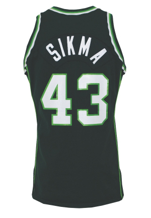 1988-89 Jack Sikma Milwaukee Bucks Game-Used & Autographed Road Jersey (JSA)