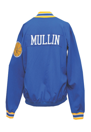 1990-91 Chris Mullin Golden State Warriors Worn Warm-Up Jacket                  