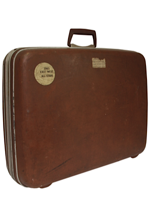 1963 Jerry Harkness East/West All-Stars Travel Suitcase