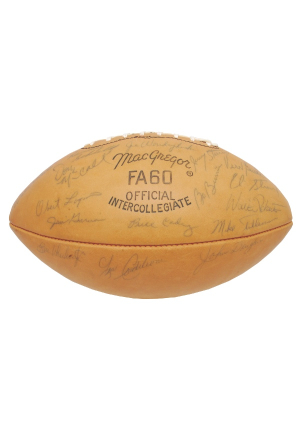 1967 New Orleans Saints Team Autographed Football (Inaugural Season)