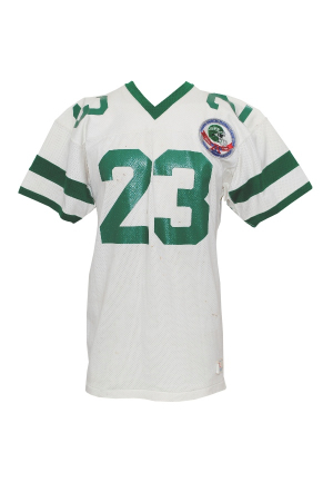 1984 Dennis Bligen Rookie NY Jets Game-Used Road Jersey (Bligen LOA)