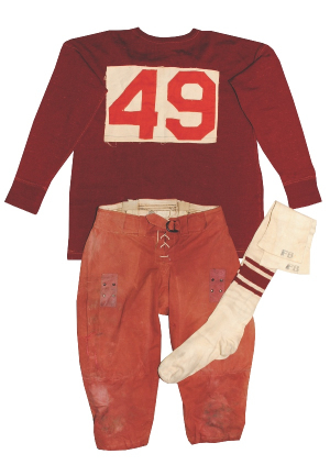 Circa 1930 William Bardin Stanford Cardinals Game-Used Uniform (4)(Letter of Provenance)