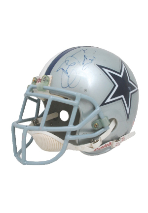 Early 1990s Emmitt Smith Dallas Cowboys Game-Used & Autographed Helmet (JSA)
