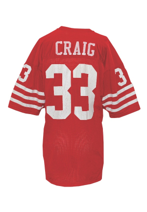 Late 1980’s Roger Craig San Francisco 49ers Game-Used Home Jersey