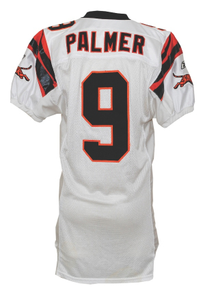 2004 Carson Palmer Rookie Cincinnati Bengals Game-Used Road Jersey