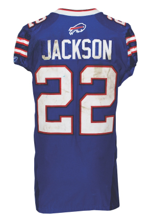 11/20/2011 Fred Jackson Buffalo Bills Game-Used Road Jersey (Bills COA)(Unwashed)