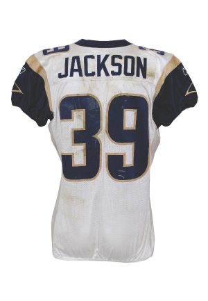 11/14/2010 Steven Jackson St. Louis Rams Game-Used Road Jersey (Unwashed) 