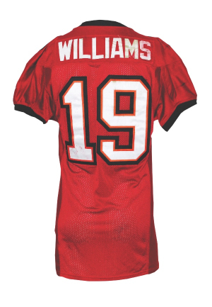 10/23/2011 Mike Williams Tampa Bay Buccaneers Game-Used International Series Home Jersey (NFL PSA/DNA COA)(Unwashed)