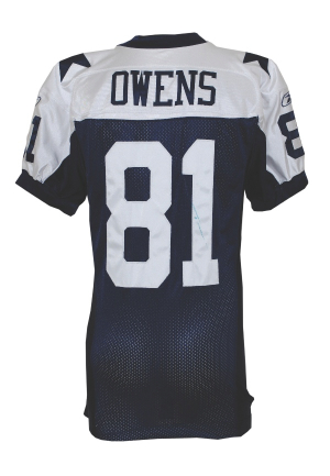 2005 Terrell Owens Dallas Cowboys Game-Used TBTC Jersey (Prova Tag)