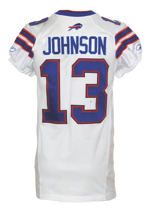 2011 Stevie Johnson Buffalo Bills Game-Used Road Jersey (NFL PSA/DNA COA)