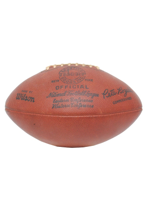 1/3/1970 Rams vs. Cowboys Playoff Bowl Game-Used Football (Letter of Provenance)