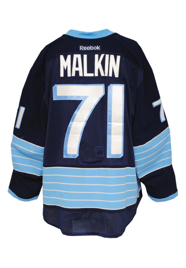Reebok Evgeni Malkin Pittsburgh Penguins Premier Alternate Jersey - Navy  Blue