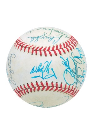 1988 & 1989 National League All-Star Team Autographed Baseballs (2)(JSA)(Hershiser LOA)