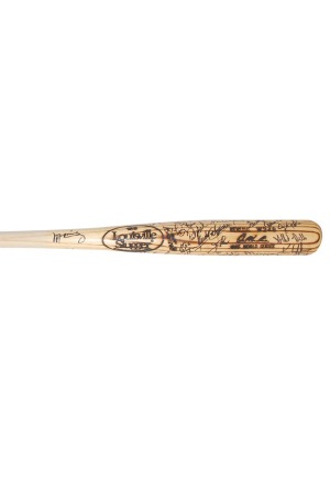 Pair of 1995 Orel Hershiser Cleveland Indians World Series Game-Issued Bats Autographed by the 1995 AL Champion Indians Team (2)(Hershiser LOA)(JSA)