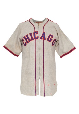 1944 Herold “Muddy” Ruel Chicago White Sox Coach’s Worn Road Flannel Uniform (3)