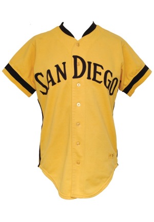 1973 Nate Colbert San Diego Padres Game-Used Home Jersey