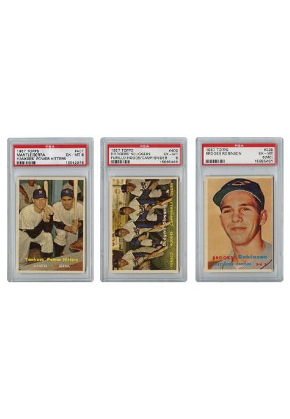 1957 Topps Complete Baseball Card Set