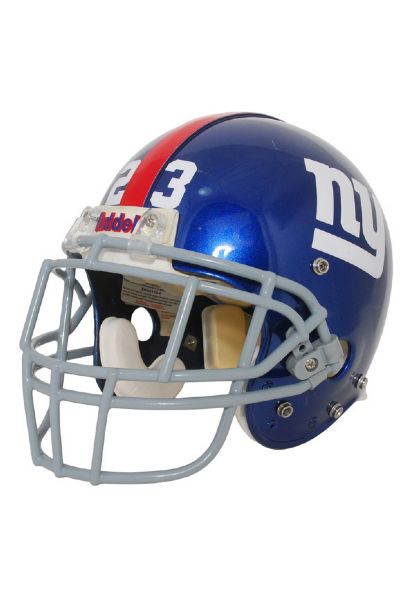 2008 Corey Webster NY Giants Game-Used Helmet