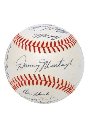 1960 Pittsburgh Pirates World Championship Team Autographed Baseball (JSA)