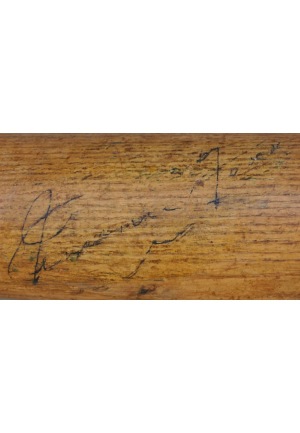 Jimmie Foxx Autographed Bat (JSA)(PSA/DNA)