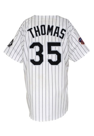 1997 Frank Thomas Chicago White Sox Game-Used Home Jersey