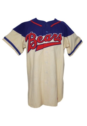 1952 Denver Bears "Strike Zone" Game-Used Home Uniform (2)(Great Rare Style)