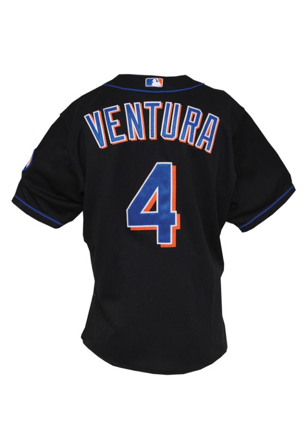Lot Detail - 2000 Robin Ventura NY Mets Game-Used Black Alternate Jersey  (Team COA)(World Series Year)