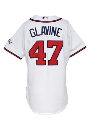 2008 Tom Glavine Atlanta Braves Game-Used Home Jersey