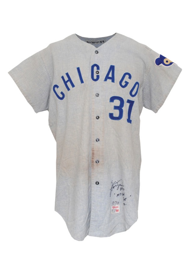 Lot Detail - 1970 Fergie Jenkins Chicago Cubs Game-Used & Autographed Road  Flannel Jersey (JSA)(Jenkins LOA)(Photomatch)