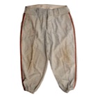1947 Bobby Thomson Rookie NY Giants Game-Used Road Flannel Pants with 1947 Signed Endorsement Contract (2)(JSA)