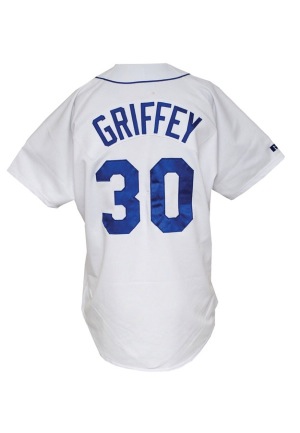 Circa 1990 Ken Griffey, Sr. Seattle Mariners Game-Used & Autographed Home Jersey (JSA)(Griffey LOA)