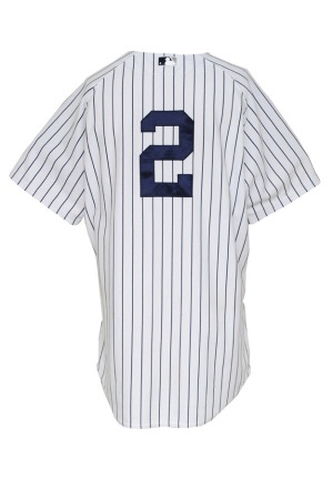 10/1-10/3/12 Derek Jeter NY Yankees Game-Used Home Jersey (Photomatched to Three Red Sox Games)(Yankees-Steiner LOA)(MLB)
