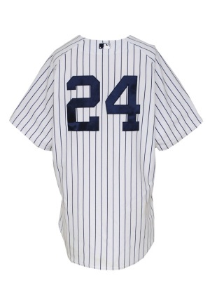 4/3-4/7/2011 Robinson Cano NY Yankees Game-Used Home Jersey (Photomatched to Four Games)(Yankees-Steiner LOA)(MLB)