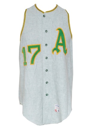 1966 Joe Grzenda Kansas City As Game-Used Road Flannel Uniform with Belt (3)